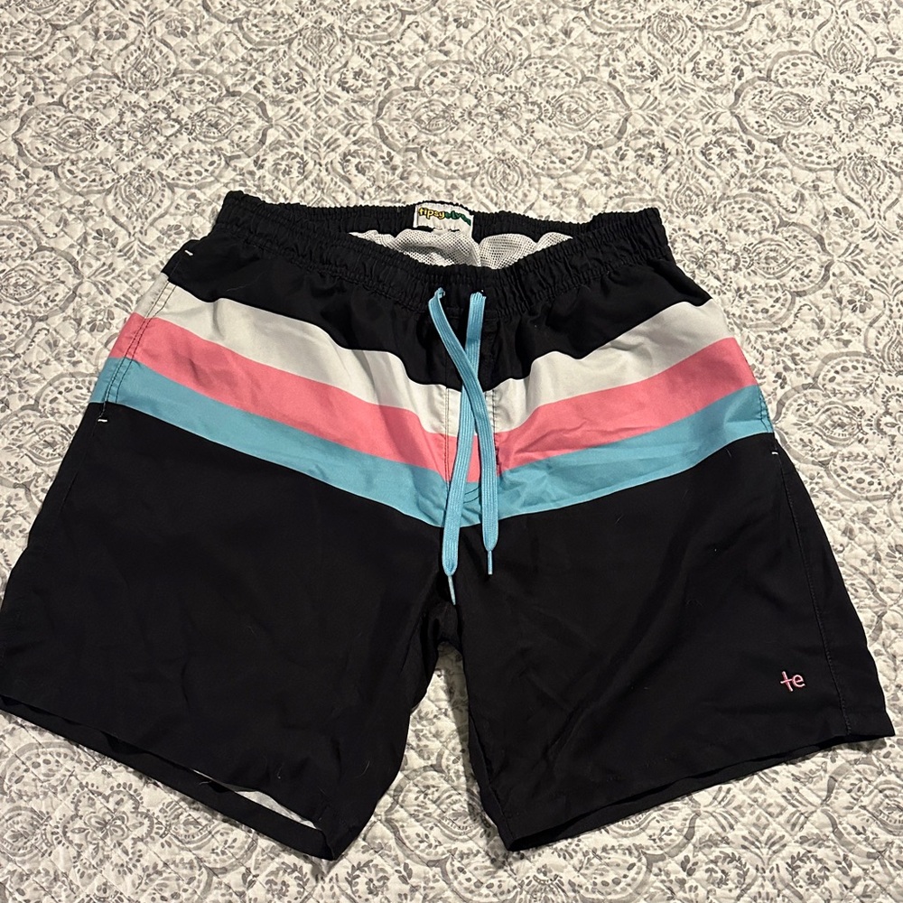 Tipsy Elves Black and White Mesh Shorts